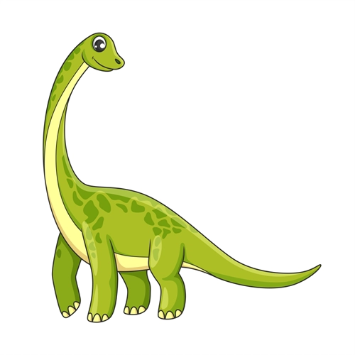 Large Brontosaurus Dinosaur Sticker | Hang from Ceiling | Stick to Wall | Match with Other Decor-8
